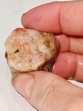 Load image into Gallery viewer, 23g Rough Rainbow Confetti Sunstone Gemstone Specimen, Schiller - Flash Lapidary