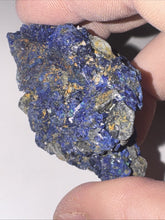 Load image into Gallery viewer, 228ct Natural Azurite Blue Gemstone Mineral Display Crystal Specimen 32x55mm