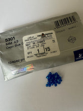 Load image into Gallery viewer, 24 pieces Genuine Austrian Swarovski Crystal 4mm Bicone Beads Capri Blue #5301