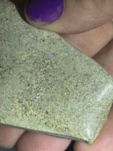 Load image into Gallery viewer, 183ct Louisiana Fire Opal Rub Rough Gemstone Lapidary Specimen Face Polished