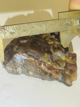 Load image into Gallery viewer, 246Ct Fire Agate Rough Gemstone Preform Semi Worked Lapidary Specimen 40x55mm