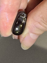 Load image into Gallery viewer, 10ct Rare Fire Obsidian-Glass Butte Gemstone Cabochon, Oregon Lapidary 10x17mm