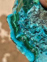 Load image into Gallery viewer, 485g Malachite &amp; Chrysocolla W/ Gem Silica Gemstone Specimen Lapidary - Congo