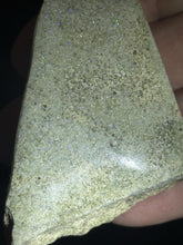 Load image into Gallery viewer, 183ct Louisiana Fire Opal Rub Rough Gemstone Lapidary Specimen Face Polished