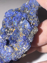 Load image into Gallery viewer, 228ct Natural Azurite Blue Gemstone Mineral Display Crystal Specimen 32x55mm