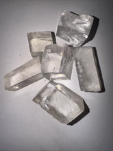 Load image into Gallery viewer, 36g lot Natural Clear Rhombohedral Calcite Crustal Mineral Speciemn