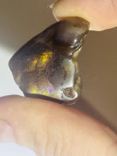 Load image into Gallery viewer, 47ct Rare Fire Agate Purple Flash Polished Gemstone Cabochon Arizona 23x27mm