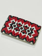 Load image into Gallery viewer, Native American Zunni Beaded Leather Belt Buckle RARE