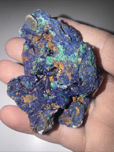 Load image into Gallery viewer, 319ct Azurite Malachite Gemstone Mineral Display Crystal Specimen 40x62mm