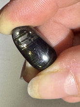 Load image into Gallery viewer, 10ct Rare Fire Obsidian-Glass Butte Gemstone Cabochon, Oregon Lapidary 10x17mm