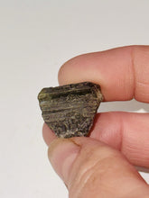 Load image into Gallery viewer, 26ct Green Tourmaline Rough Crystal Gemstone Specimen - Lapidary or Faceting