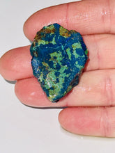 Load image into Gallery viewer, 14g High Grade Malachite Azurite Gemstone Stabilized Rough Slab Lapidary Bisbee