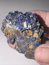 Load image into Gallery viewer, 236ct Natural Azurite Blue Gemstone Mineral Display Crystal Specimen 35x43mm