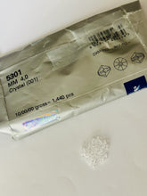 Load image into Gallery viewer, 24 Genuine Swarovski Crystal 4mm Bicone Beads Crystal Clear #5301 Austrian NOS