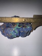 Load image into Gallery viewer, 319ct Azurite Malachite Gemstone Mineral Display Crystal Specimen 40x62mm
