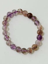 Load image into Gallery viewer, 8mm Natural Super 7 Melody Stone 7.5" Crystal Healing Stretch Gemstone Bracelet
