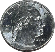 Load image into Gallery viewer, ERROR - 2023 D - Jovita Idar Women's Quarter  Reads “In Cod We Trust” Cross Mark