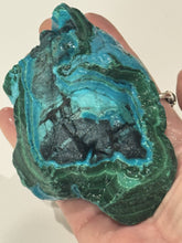 Load image into Gallery viewer, 550g Malachite &amp; Chrysocolla W/ Gem Silica Gemstone Specimen Lapidary - Congo