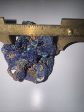 Load image into Gallery viewer, 319ct Azurite Malachite Gemstone Mineral Display Crystal Specimen 40x62mm