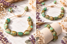 Load image into Gallery viewer, GemRockz Earth's Mosaic natural stone adjustable bracelet image 1