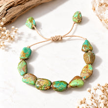 Load image into Gallery viewer, GemRockz Earth's Mosaic natural stone adjustable bracelet image 2