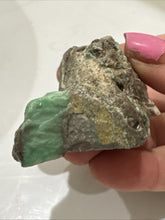 Load image into Gallery viewer, 62g Nevada Broken Arrow Variscite Turquoise Otteson Gemstone Slab For Lapidary