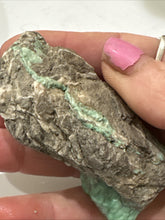 Load image into Gallery viewer, 62g Nevada Broken Arrow Variscite Turquoise Otteson Gemstone Slab For Lapidary